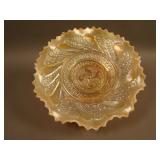 8 ¾” Dugan Round Up low 10 Ruffled Bowl/ Plate –