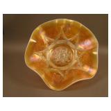 10 7/8” Dugan Ski Star Large 6 Ruffled Bowl w/