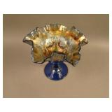 Fenton Scotch Thistle Stemmed 6 Ruffled Crimped