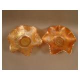 (1) 6” Fenton Sailboats 6 Ruffled Sauce and (1)