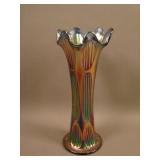 9 ¾” Fenton Diamond Rib Standard Swung Vase –