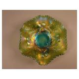 6” N Wild Strawberry 6 Ruffled ind. Berry Bowl w/