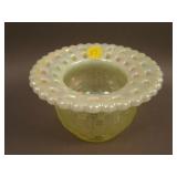 Fenton 2 Row Open Edge Large Spittoon – Vaseline