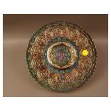 9 3/8” Newer Fenton Persian Medallion Flat Plate –
