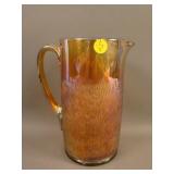 Depression Glass Era Tree Bark Handled Water