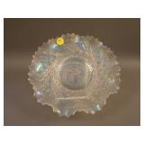 9” Dugan Round Up low 10 Ruffled Plate – White