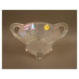 N Eight Sided Handled Bushel Basket – White (frost