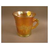 Fenton Orange Tree handled Standard Flared Mug –