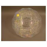 9 ½” Fenton Leaf Chain Flat Plate – White (nice