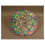 9 5/8” Fenton Holly Flat Plate – Blue (scarce;