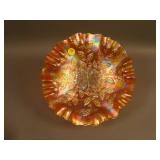 9 ¼” Fenton Holly Bowl w/ 3 in 1 Edge – Mari.