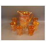 Fenton Butterfly and Berry 7 pc. Water Set – Mari.