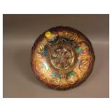 8” Fenton Dragon and Lotus I.C. Shaped Bowl –