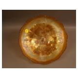 10” Fenton Chrysanthemum Lg. ball ftd. I.C. Shaped