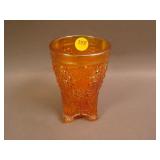 Fenton Footed Orange Tree Tumbler – Dk. Mari.