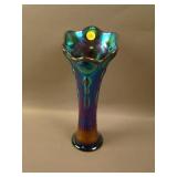 11 ½” Imperial Beaded Bullseye Swung Vase – Elec.
