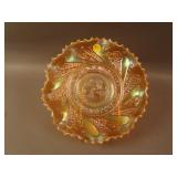 9” Dugan Roundup Ruffled Bowl – P. Opal.