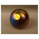 Welch Carnival Glass Paperweight – Purple
