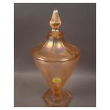 9 ½” Tall Fenton #835 ftd. Covered Candy Jar –