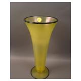11 3/8” Tall U.S. Glass #151 ftd. Trumpet Vase –