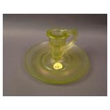 N’wood #675 Handled Chamberstick – Topaz (scarce)