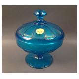 N’wood #643 Wide Panel Covered Bon Bon – Blue