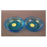 (2) 3 1/8” Fenton #202 Large Ashtray Inserts –