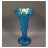 7 ¼” Tall N’wood Twist Flared ftd. Vase – Blue