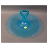 Fenton Center Handled Tray – Celeste Blue