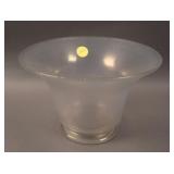 4 ¾” Tall x 7” Diam. U.S. Glass Sweet Pea Vase –