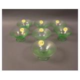 (7) Fenton #923 Flared ftd. individual Salts –