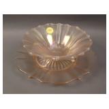 U.S. Glass #310 2 pc. Mayonnaise & Underplate –