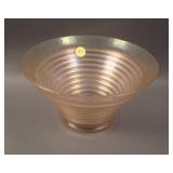 Fenton #1512 Ringed Flared Bowl – Velva Rose (very