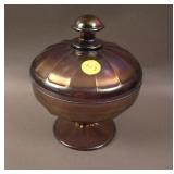 Fenton #643 1 lb. Paneled Covered Candy Dish –