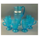 Diamond (Adams Rib) 7 pc. Handled Lemonade Set –