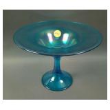 5 ½” Tall x 7 ½” Diam. (Maker?) Stemmed Flared