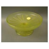 6 ¼” Fenton #643 ftd. Salver – Topaz