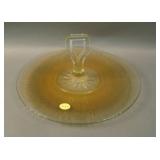 Jeanette Center Handled Server w/ Impressed Star –