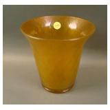 6 ¼” Tall x 6 1/8” Diam. Diamond Optic Flared Vase