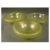 (1) 6 ½” N’wood Cupped Rose Bowl and (2) 7 ½”