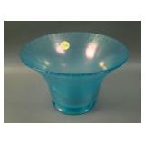 7 ¼” U.S. Glass Flared Sweet Pea Vase – Blue