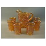 I.G. Open Rose 7 pc. Water Set – Mari. (scarce set