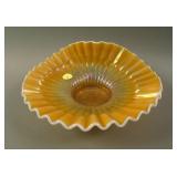 9 ¼” Dugan Caroline Handgrip Bowl w/ Crimped Edge