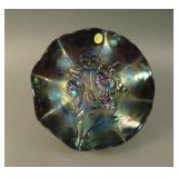 9” Imperial Pansy low 8 Ruffled Bowl – Amethyst