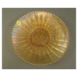 9” N Hearts and Flowers Flared Plate w/ Ribbed