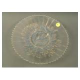 9 3/16” N Peacocks Flared Plate w/ Ribbed Ext. –