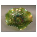 7 ½” N G&C 6 Ruffled Bowl w/ Basketweave Ext. –