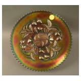 9 ½” N Strawberry Flat Plate w/ Basketweave Ext. –