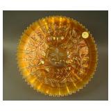 9” N Three Fruits Stippled Plate w/ Ribbed Ext. –