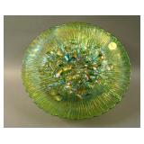 9 3/8” N Poppy Show Flat Plate – Green (extremely